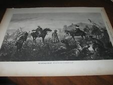 1888 Art Print ENGRAVING - The COSSACK GIFT Slave Cossacks WARRIOR WAR Russia picture