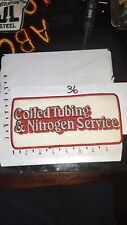 vintage sew on patch Coiled Tubing &Nitrogen Service picture