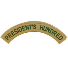 Genuine US Army Tab President's Hundred - Regulation Size - Official Licensed picture