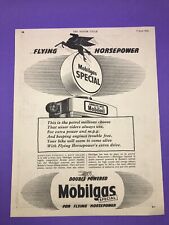 Mobilgas Petrol 1956 Press Advert picture
