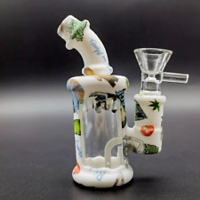 Small Kettle Hookah Water Pipe Smoking Bong Glass Bubbler Hand Shisha Pipe+Bowl^ picture