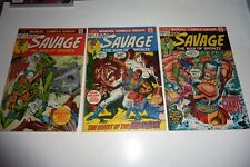 DOC SAVAGE Marvel 1973 Lot 3 Issues #4 5 6 GD/VG to FN Ross Andru Art Bronze Age picture
