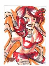 2011 5FINITY Painkiller Jane Sketch Card--Artist Jerry Gaylord picture