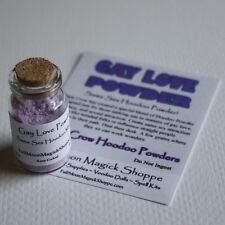 Gay Love Powder Hoodoo Same Sex Ritual Homosexual Lesbian Romance Corked Bottle picture