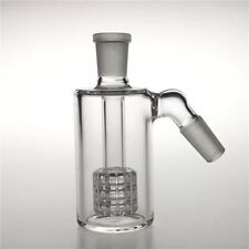 1x 14mm Ash Catcher 45 Degree Glass Water Bong 45° Thick Pyrex Glass Bubbler picture
