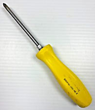 Snap-On Tools SDDP42 YELLOW Hard Handle No. 2 Phillips Head Screwdriver USA picture