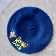 Authentic Shanghai Disney Parks Donald Duck beret For Adults Wool Hat picture