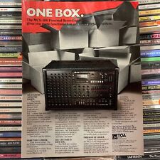 TOA MCX-106 Powered Recording Mixer / Tascam 225 (1984 Ad) [Magazine AD] picture