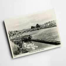 A6 PRINT - Vintage Scotland - Old Bridge and River Nith, Dumfries picture