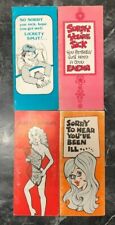 LOT OF 4 Vintage Sexual Occasion Cards 