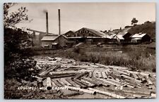 California Caspar Logging Mill Vintage Postcard picture