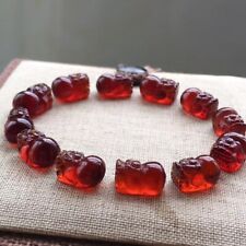 12*8.8*7mm Natural Orange Red Garnet Crystal Pi Xiu Bracelets AAAA picture