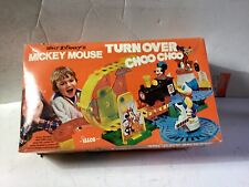 Vintage Illco Disney Mickey Mouse Turn Over Choo Choo Play Set #77/44 1970’s picture