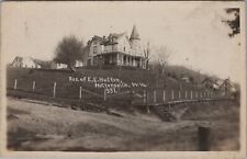 Residence of E.E.Hutton Huttonsville W.Virginia 1909 RPPC Photo Postcard picture