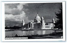 c1940's Entrance View Victoria Memorial Calcutta India Unposted Vintage Postcard picture