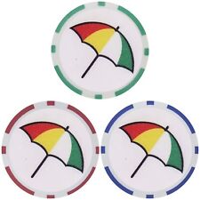 (3) Arnold Palmer Umbrella Logo - Poker Chip Golf Ball Marker picture