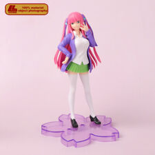 Anime character Nakano Nino uniform Standing PVC Action Figure Statue Toy Gift picture