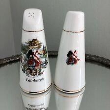 Vintage Souvenir of Scotland 5.25” Tall Salt and Pepper Shakers picture