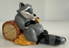 Enesco Walt Disney Pocahontas Raccoon Meeko Ceramic Figurine Porcelain picture