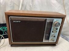 Sony Model ICF-9740W Vintage AM/FM Radio Hi Fi Table Top Great Works picture