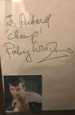Rocky Graziano Signed Autograph picture
