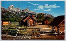 Postcard Chapel of  the Transfiguration Moose Wyoming USA picture