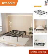 Heavy-Duty Sturdy 16 Inch Queen Bed Frame - No Box Spring Needed - Easy Assembly picture