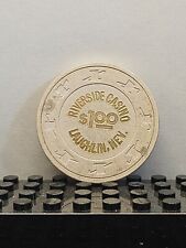 1.00 Chip from the Riverside Casino Laughlin Nevada 1.00 White H&C picture