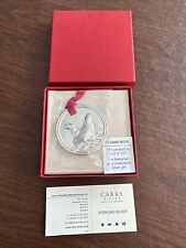 Carrs .925 Sterling Silver 2 Turtle Doves Ornament NIB picture