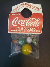 Vintage Style Coca Cola Marbles LOT IN BAG picture