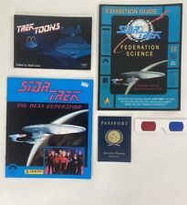 LOT 1992 Star Trek Federation Science Exhibition Guide Book 3D Glasses Passport picture