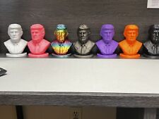 President Donald Trump Bust Marble 3d Print Statue 6 Inch Discrete Desk Statue. picture