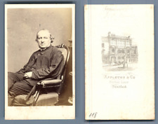 Reverend J.P. Dunn, Methodist Church CDV, Appleton & Co. Bradford. Screw Card picture