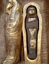 Authentic Ancient Egyptian Gold Pharaoh Sarcophagus with Mummy (35 cm) ,Egypy picture