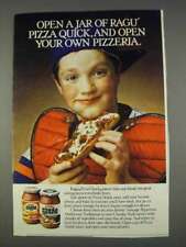 1982 Ragu Pizza Quick Sauce Ad - Open a Jar picture