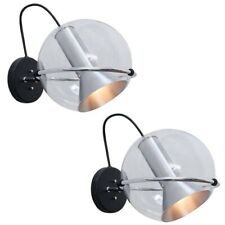 1960s Globe Wall Lights Raak glass Wall Sconce Lamps Light Set of Two picture