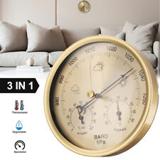 3 in 1 Wall Hanging Weather Station Barometer Thermometer Hygrometer In/Outdoor picture