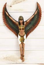 Ebros Ancient Egyptian Goddess Isis with Open Wings Wall Sculpture Decor 18