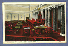 Postcard Supreme Court Room U. S. Capitol Building Washington D. C. picture