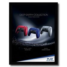 2023 PS5 Deep Earth Controllers Framed Print Ad/Poster Playstation 5 Promo Art picture