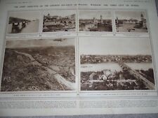 Photo article Germany chief invasion target Warsaw Poland 1915 ref AD picture