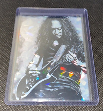 Metallica Kirk Hammett B&W Holographic Custom Art Trading Card picture