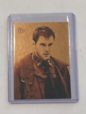 Blade Runner Gold Plated Limited Artist Signed “Harrison Ford” Trading Card 1/1 picture