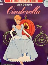 Vintage Gloden Books Walt Disney's Classic Cinderella Coloring Book picture