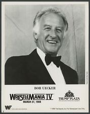 1988 WWF Wrestlemania IV Orginial Press Photo Bob Uecker picture
