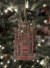 Disney 100 Anniversary Lenox 2023 Disney Cinderella’s Castle Metal Ornament picture