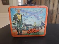 1959 Aladdin Steve Canyon Metal Lunch Box - No Thermos picture