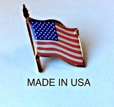 AMERICAN FLAG LAPEL PIN *MADE IN AMERICA* TRUMP USA PATRIOTIC picture