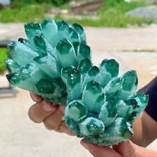 310g+ Natural Raw Green Ghost Phantom Geode Cluster Mineral Specimen Crystal picture