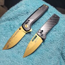 SOG Carbon Fiber Knives You Get Both The Ultra XR Lte,  Terminus XR Lte, S35VN picture
